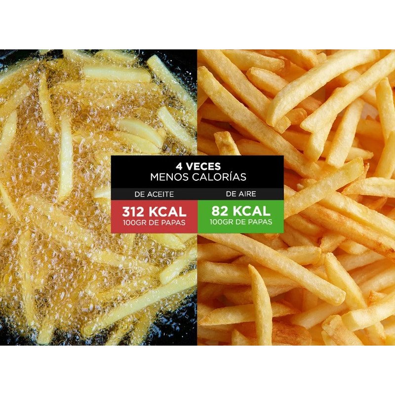 Freidora de Aire GADNIC F4.0 4lts 1400W (FREI001) 0645760443133