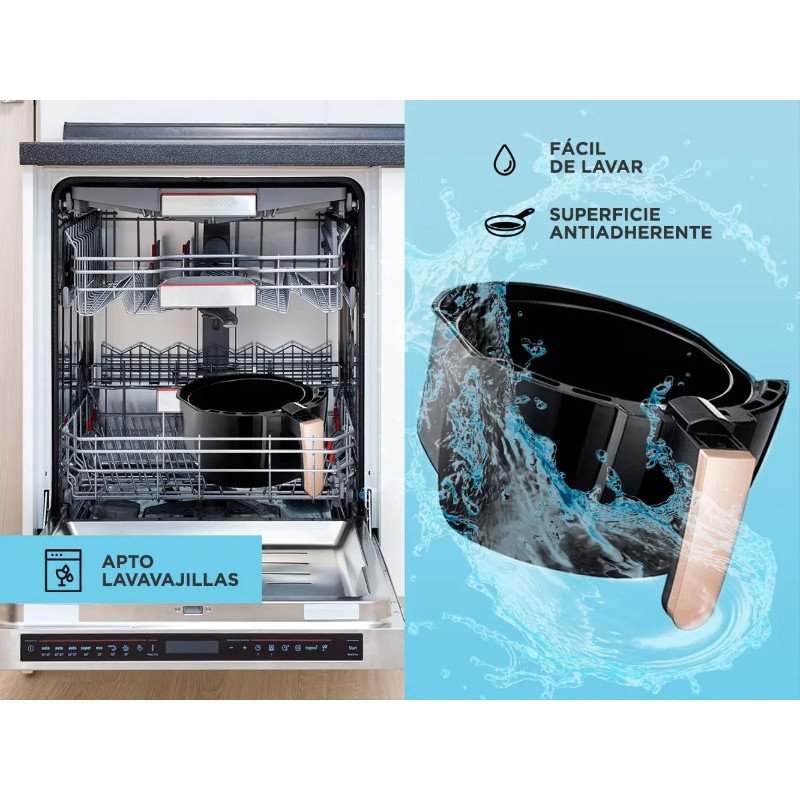 Freidora de Aire GADNIC F4.0 4lts 1400W (FREI001) 0645760443133