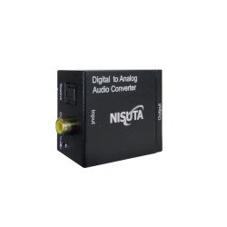 Conversor de Audio Digital a Jack o RCA NISUTA NSCOAUDI